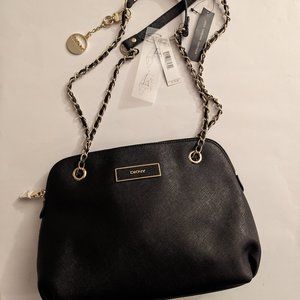 DKNY Black Leather Bag - NWT